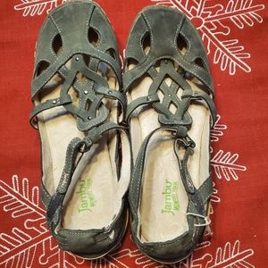 Women's Jambu Spain Mary Jane Leather Sandals 8